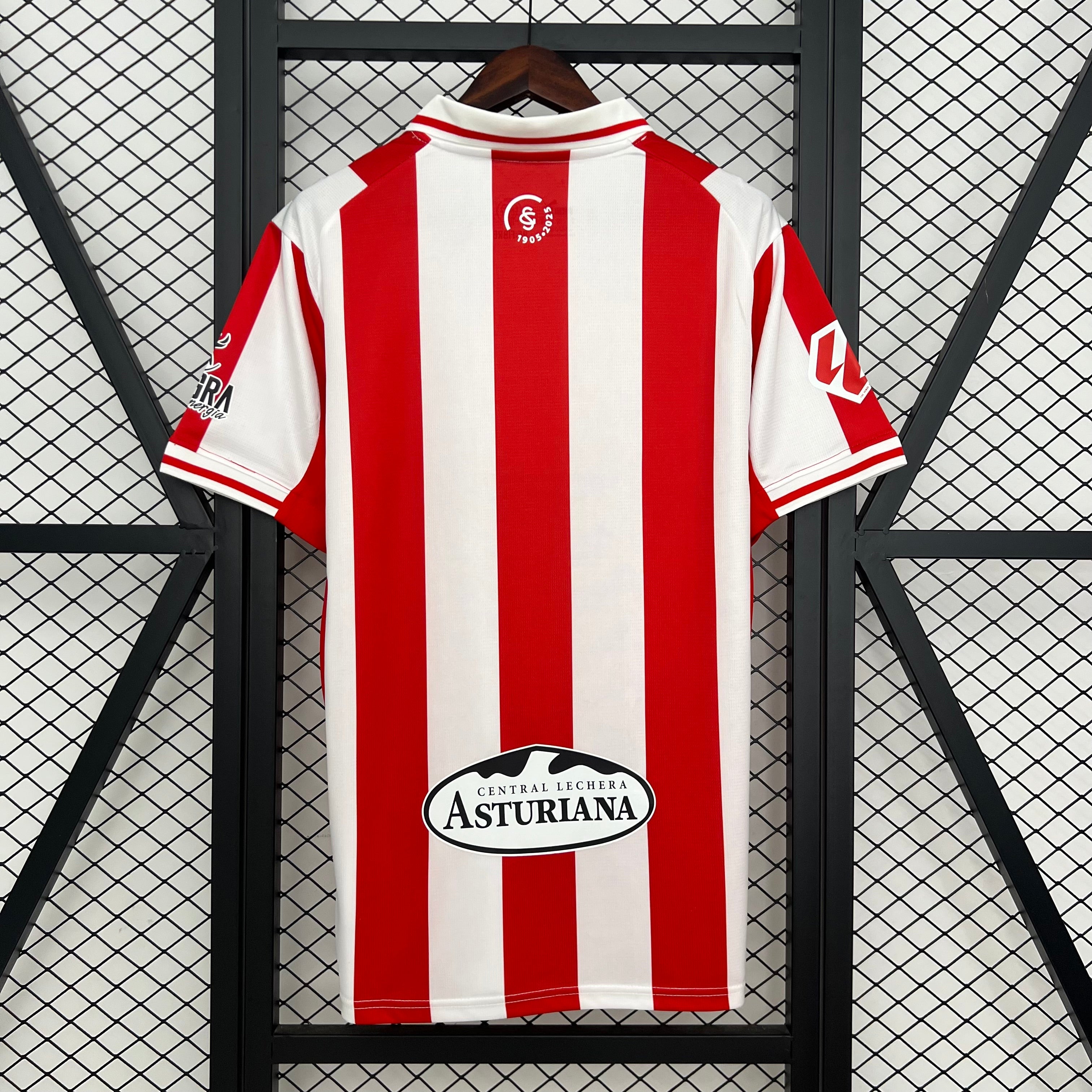 2025-26 Sporting Gijon Home S-4XL
