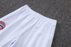 2025-26 Bayern Munich White Long zippered training suit with hood