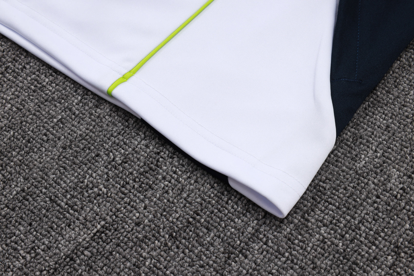 2025-26 Real Madrid Long zipper White-Green training suit