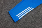 Traje de entrenamiento blanco y azul del Real Madrid 2025-26