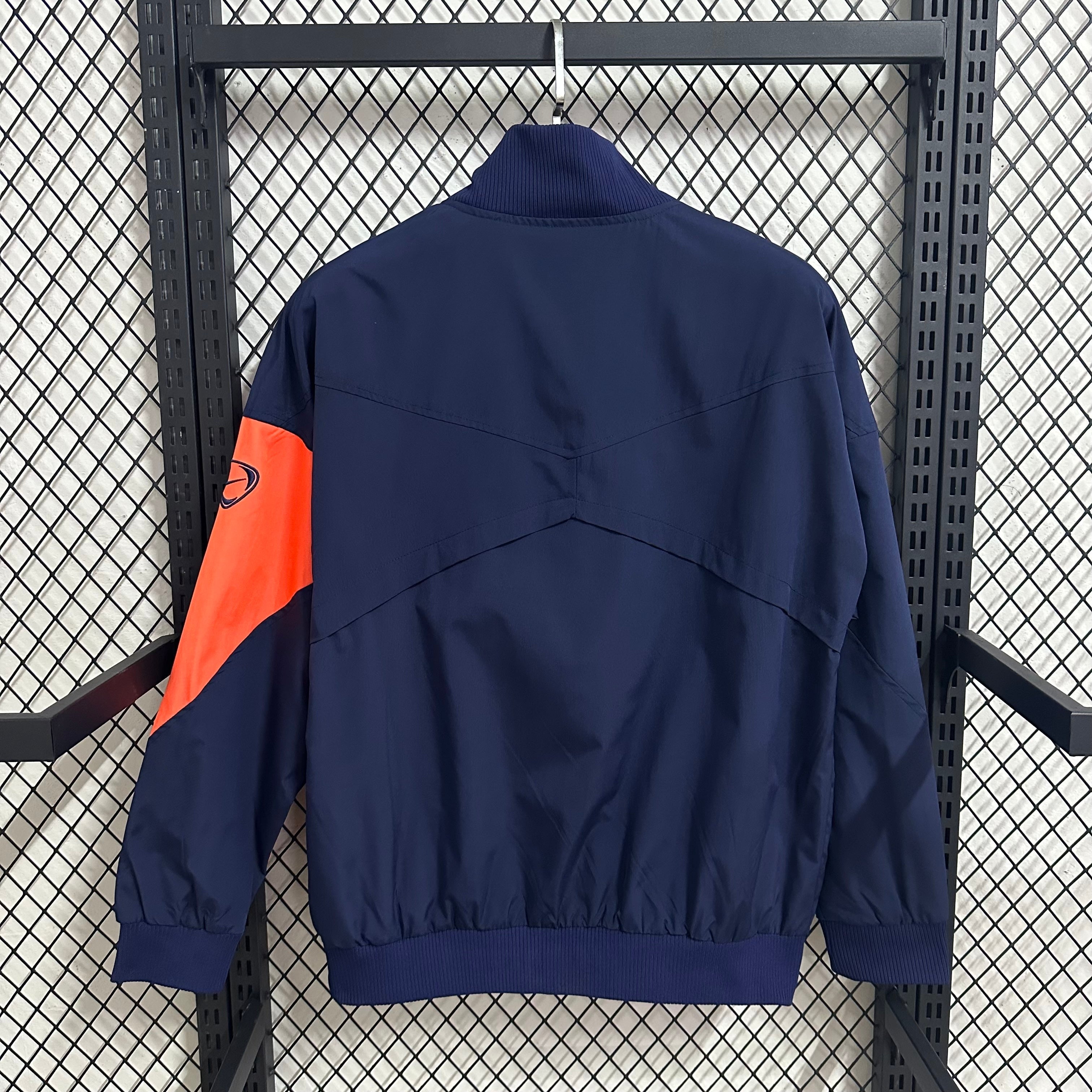 2025-26 Barcelona Blue Orange windbreaker