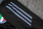 2024-25 Italienischer Trainingsanzug in Schwarz