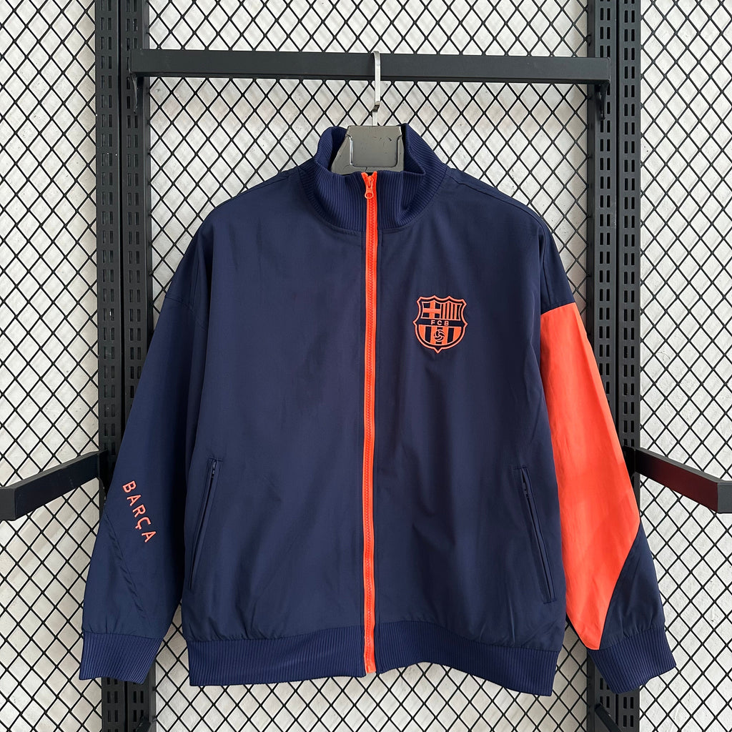 2025-26 Barcelona Blue Orange windbreaker