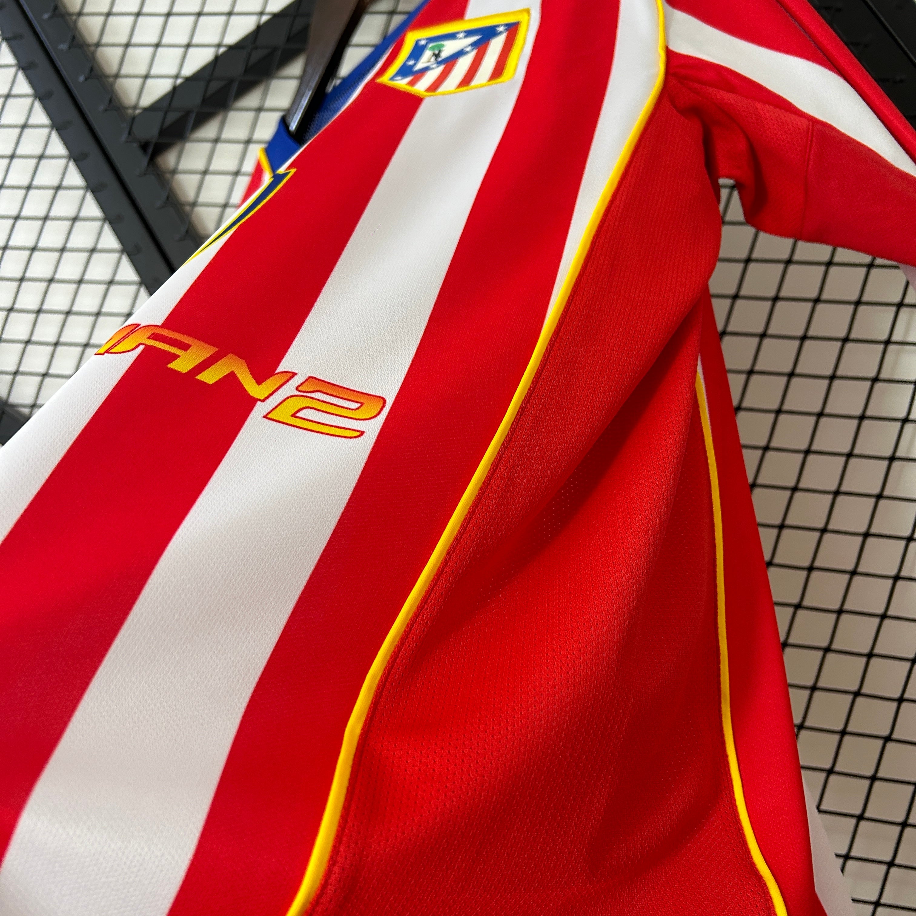 2004-05 Atletico Madrid Home Long Sleeve