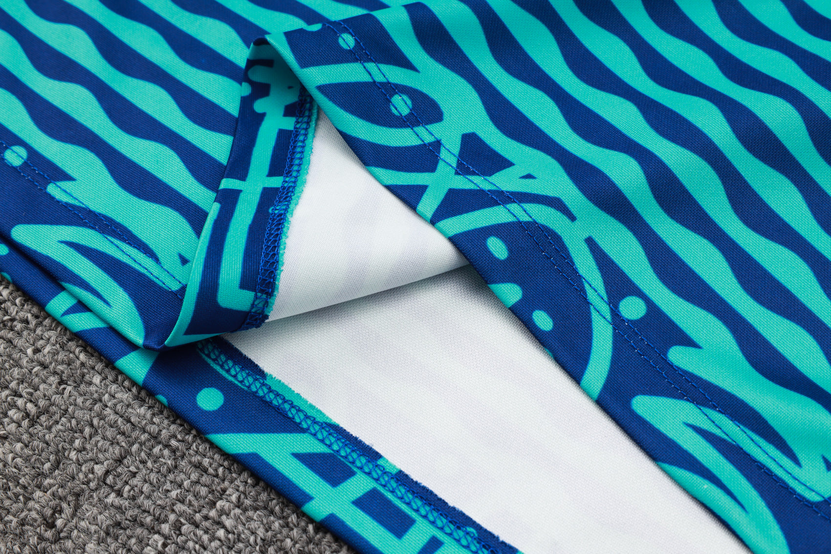 2024-25 Brazilian Royal Blue Inkjet Training Suit