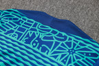 2024-25 Brazilian Royal Blue Inkjet Training Suit