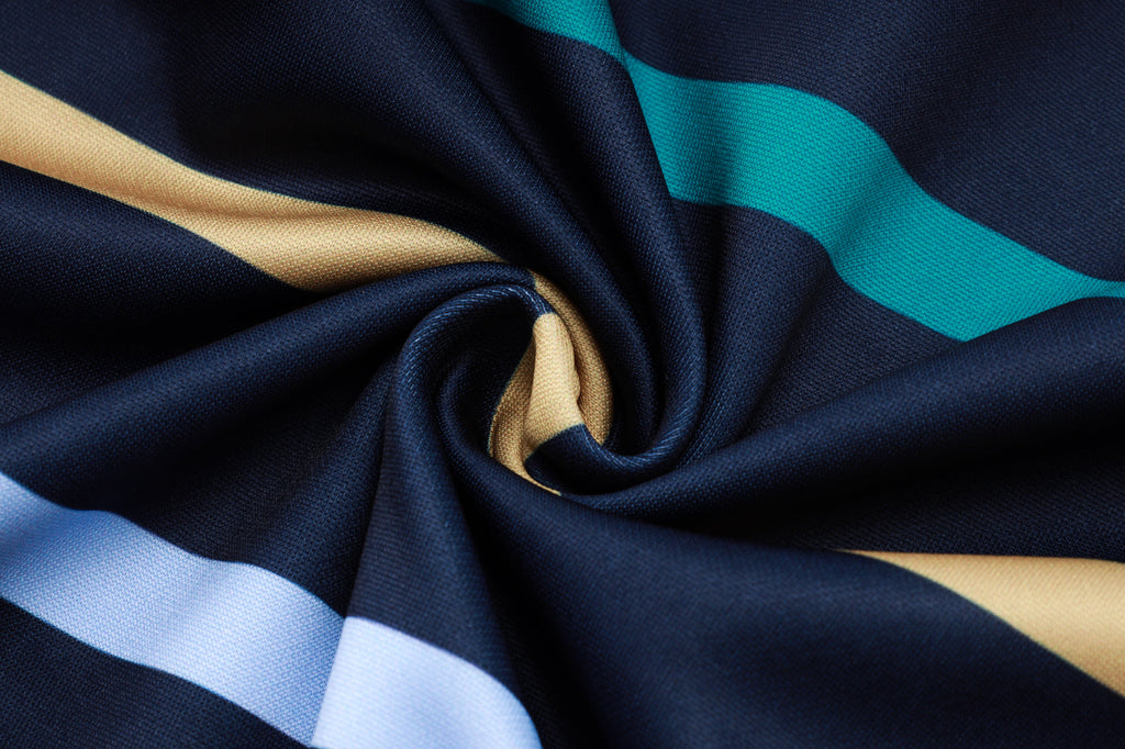 2024-25 French royal blue striped training suit