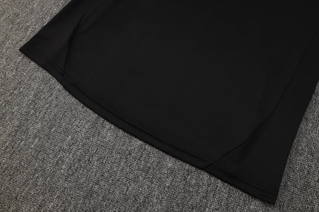 2025-26 Real Madrid Black training suit£¨White text)  Adults Or Children