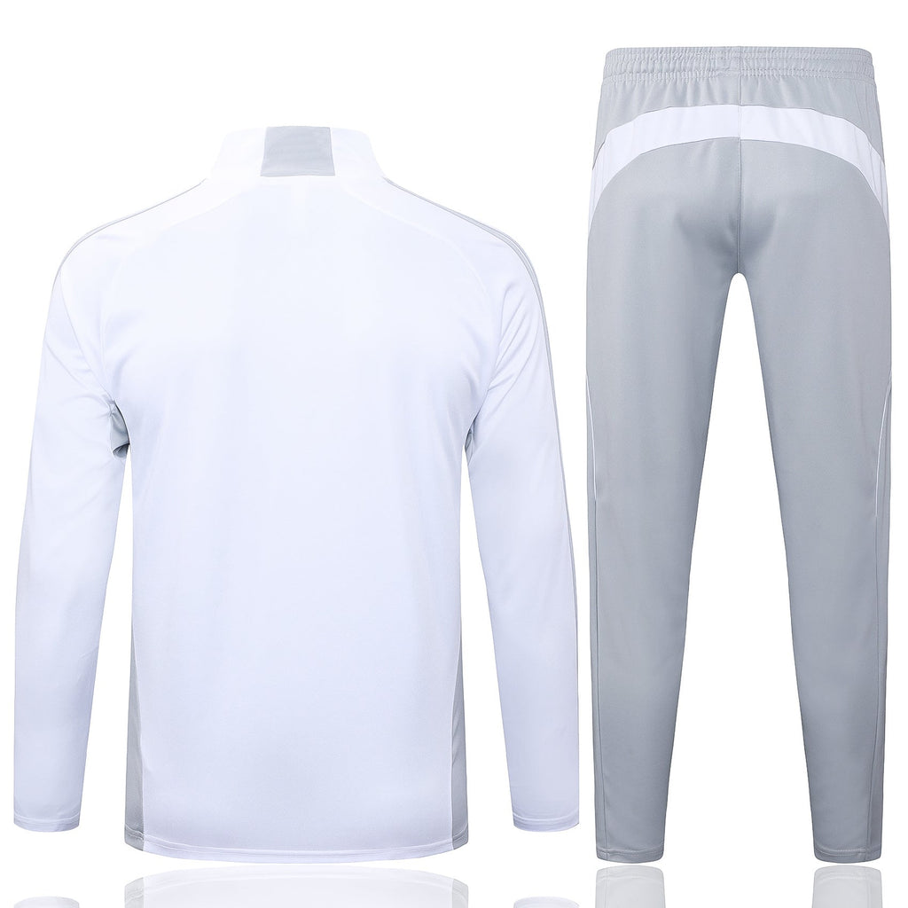 2025-26 Real Madrid off-white gray training suit