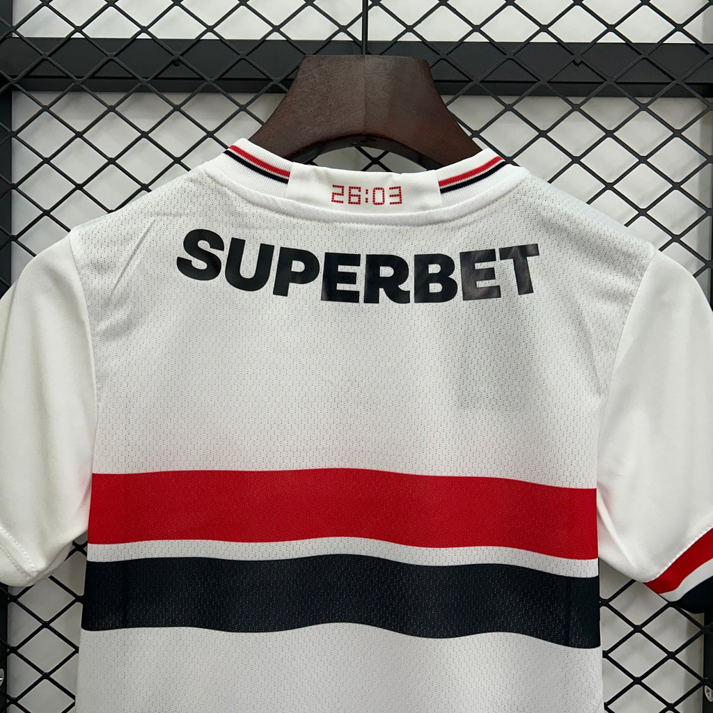 2025-26 Sao Paulo Home Kids Size 16-28