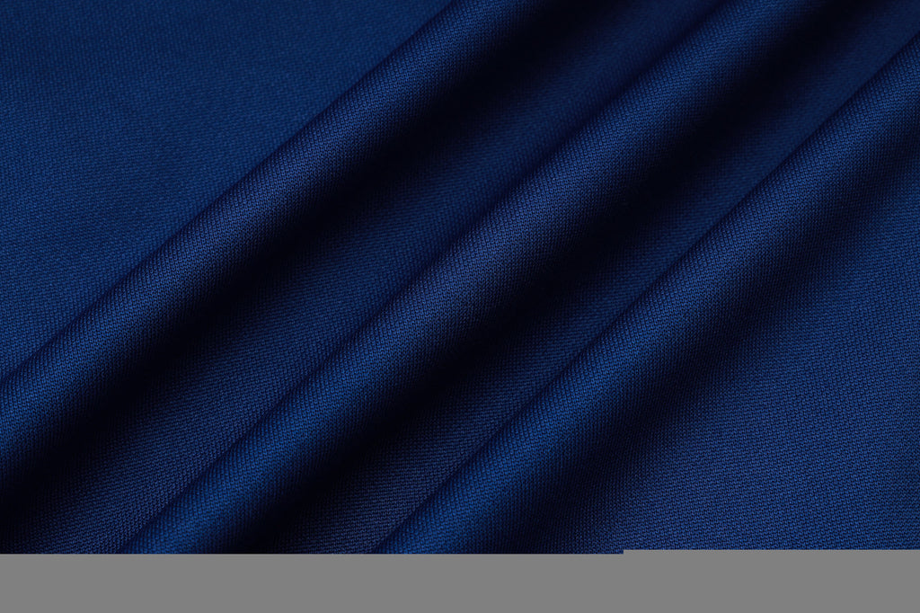 2025-26 Real Madrid Long zipper Royal Blue training suit