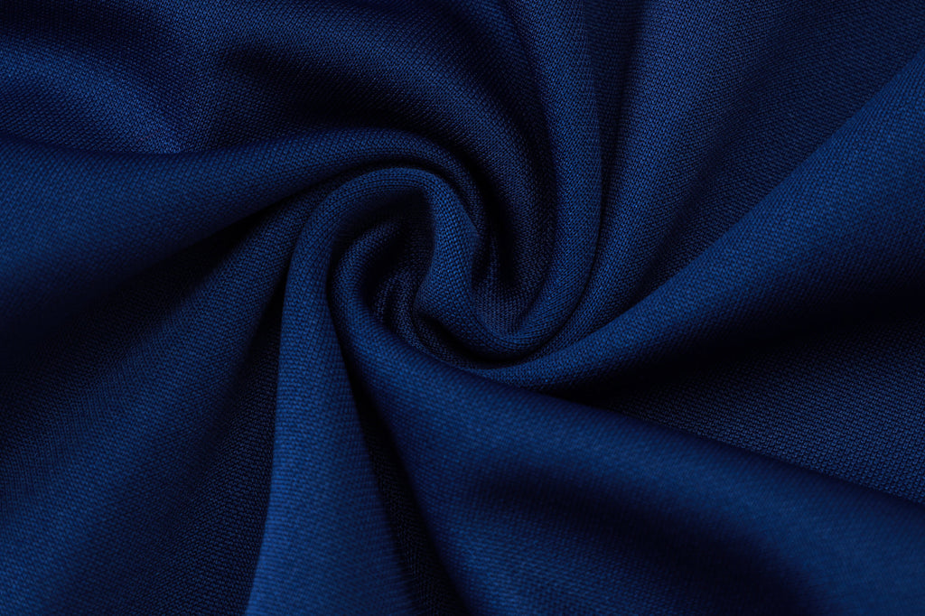 2025-26 Real Madrid Long zipper Royal Blue training suit