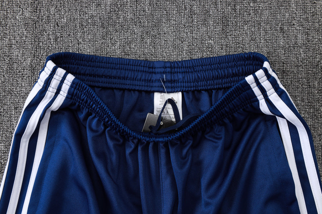 2025-26 Real Madrid Long zipper Royal Blue training suit