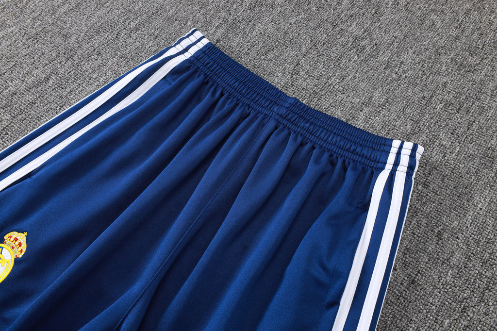 2025-26 Real Madrid Long zipper Royal Blue training suit