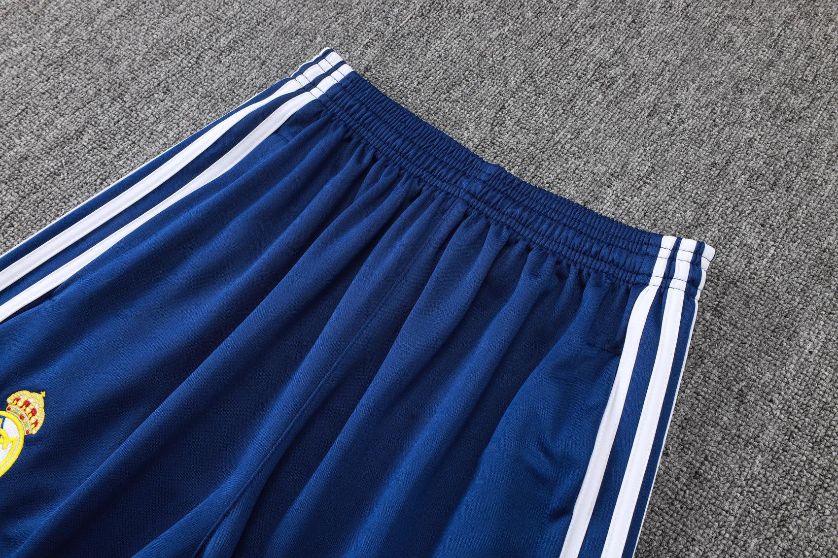 2025-26 Real Madrid Long zipper Royal Blue training suit