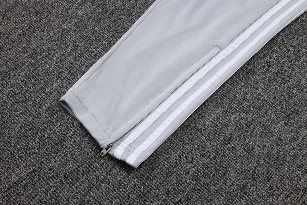 2025-26 Real Madrid off-white gray training suit