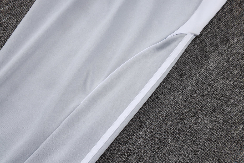 2025-26 Real Madrid off-white gray training suit