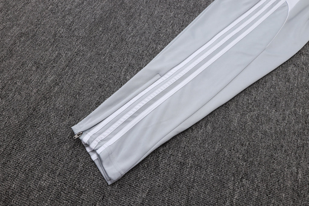 2025-26 Real Madrid off-white gray training suit