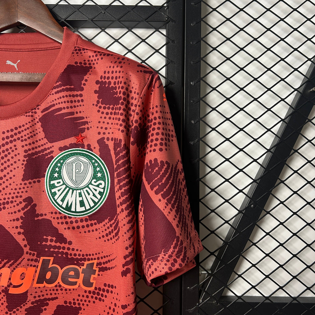 2025-26 Palmeiras Torwart-Rot-Fan-Version