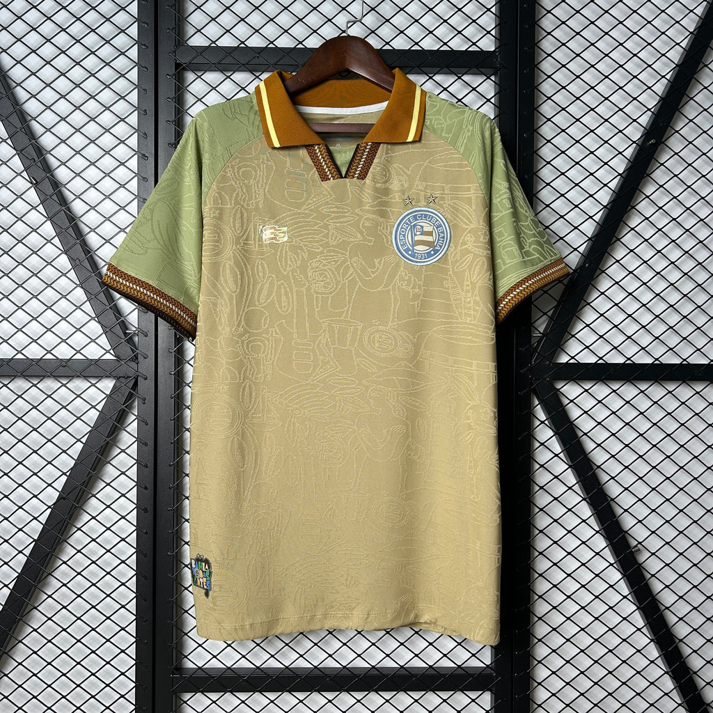 2025-26 Bahia Beige Jersey Fan Version