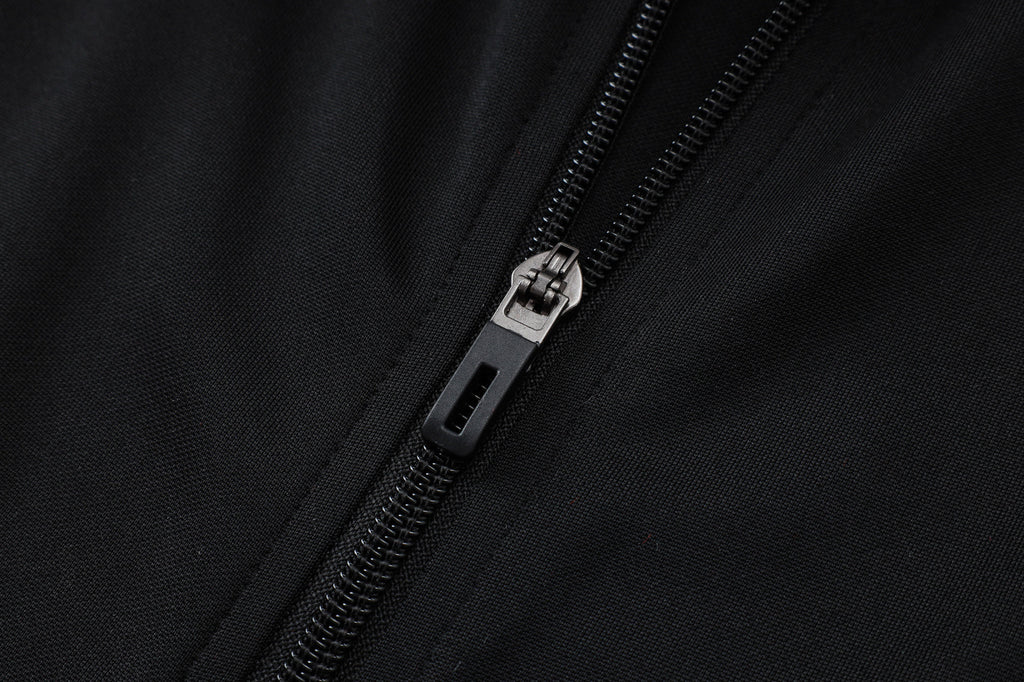 2025-26 Real Madrid Long zipper Black-Gold training suit