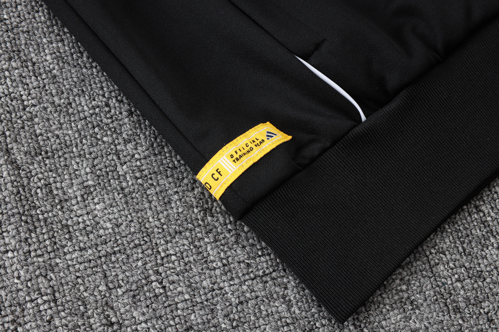 2025-26 Real Madrid Long zipper Black-Gold training suit