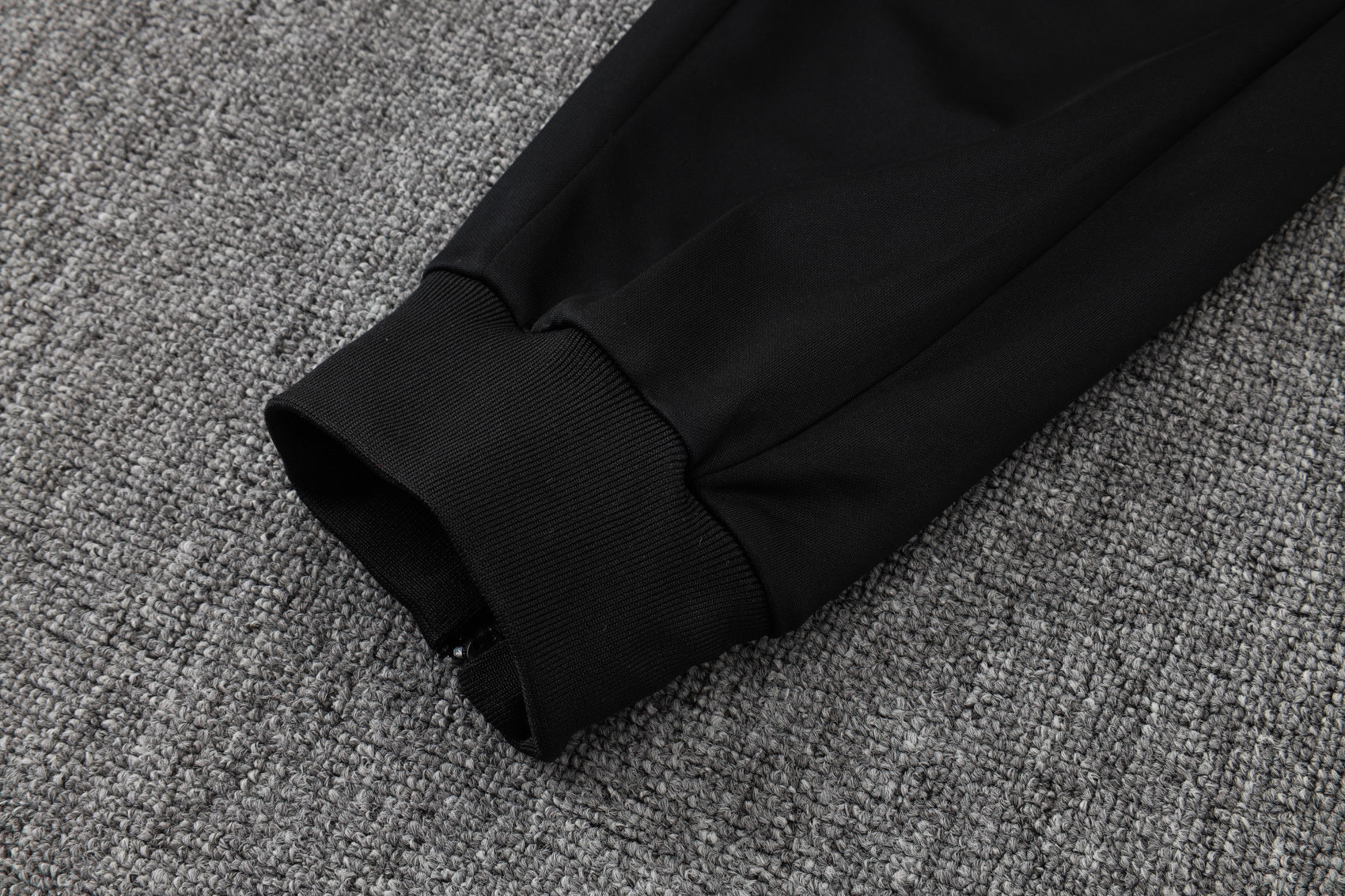 2025-26 Real Madrid Long zipper Black-Gold training suit