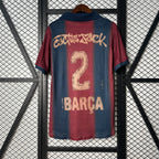 2025-26 Barcelona Camp Nou Customized with Name (2 Cactus Jack) Fan version