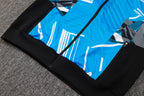 Traje de entrenamiento de tiro largo Napoli Lake Blue Inkjet 2024-25