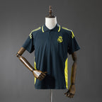 2026-27 Real Madrid Dark Grey Yellow POLO Jersey