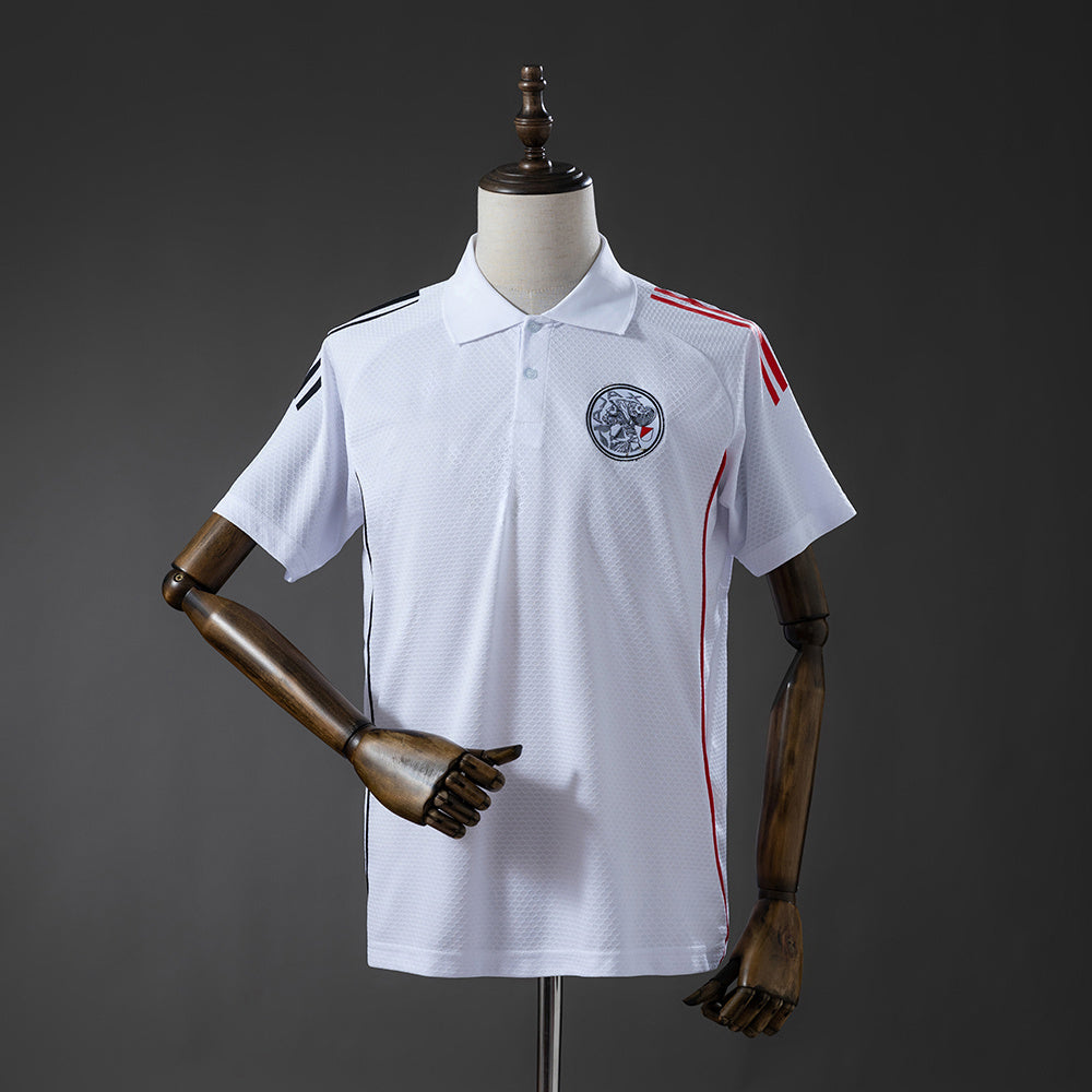 Camiseta polo blanca del Ajax 2026-27