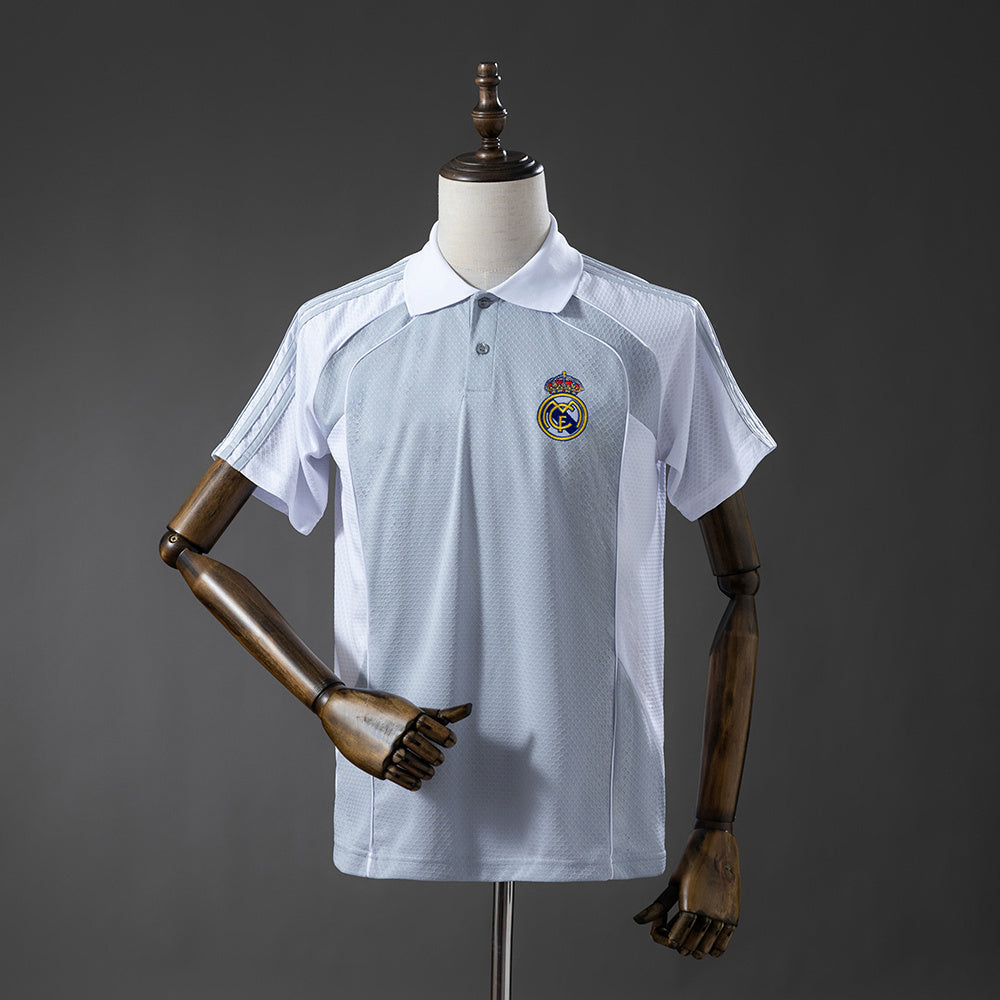 2026-27 Real Madrid Grey POLO Jersey