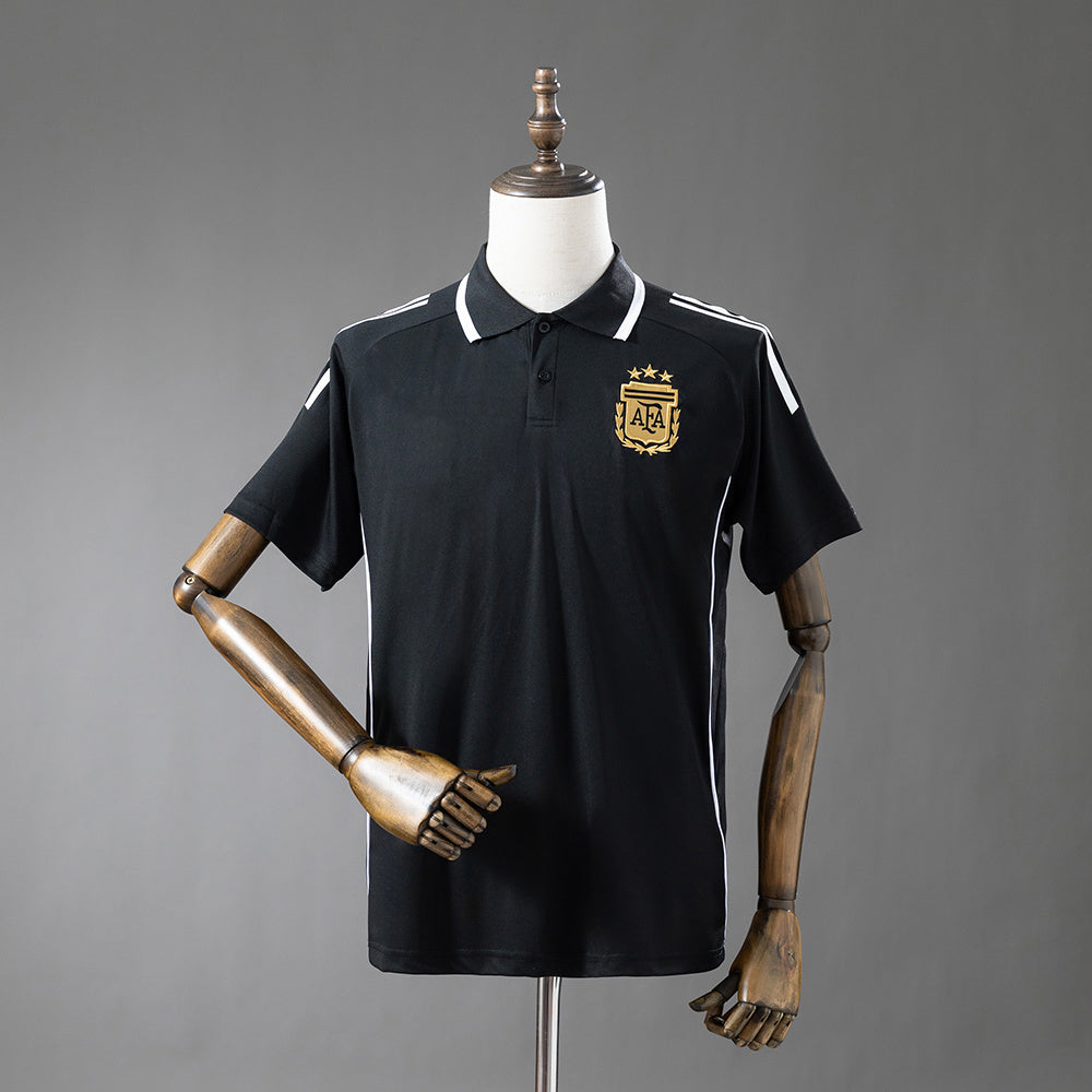 2026-27 Argentinien Schwarzes POLO-Trikot