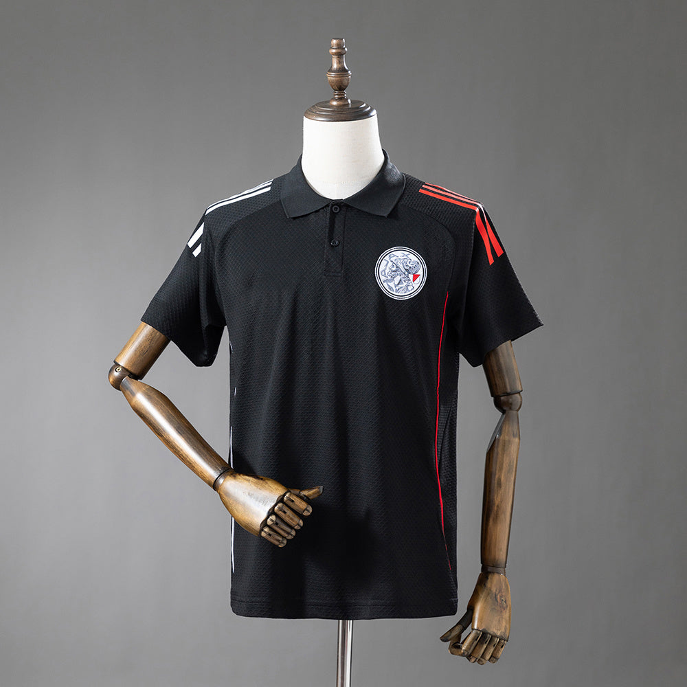 Ajax Polo-Trikot, schwarz, Saison 2026/27