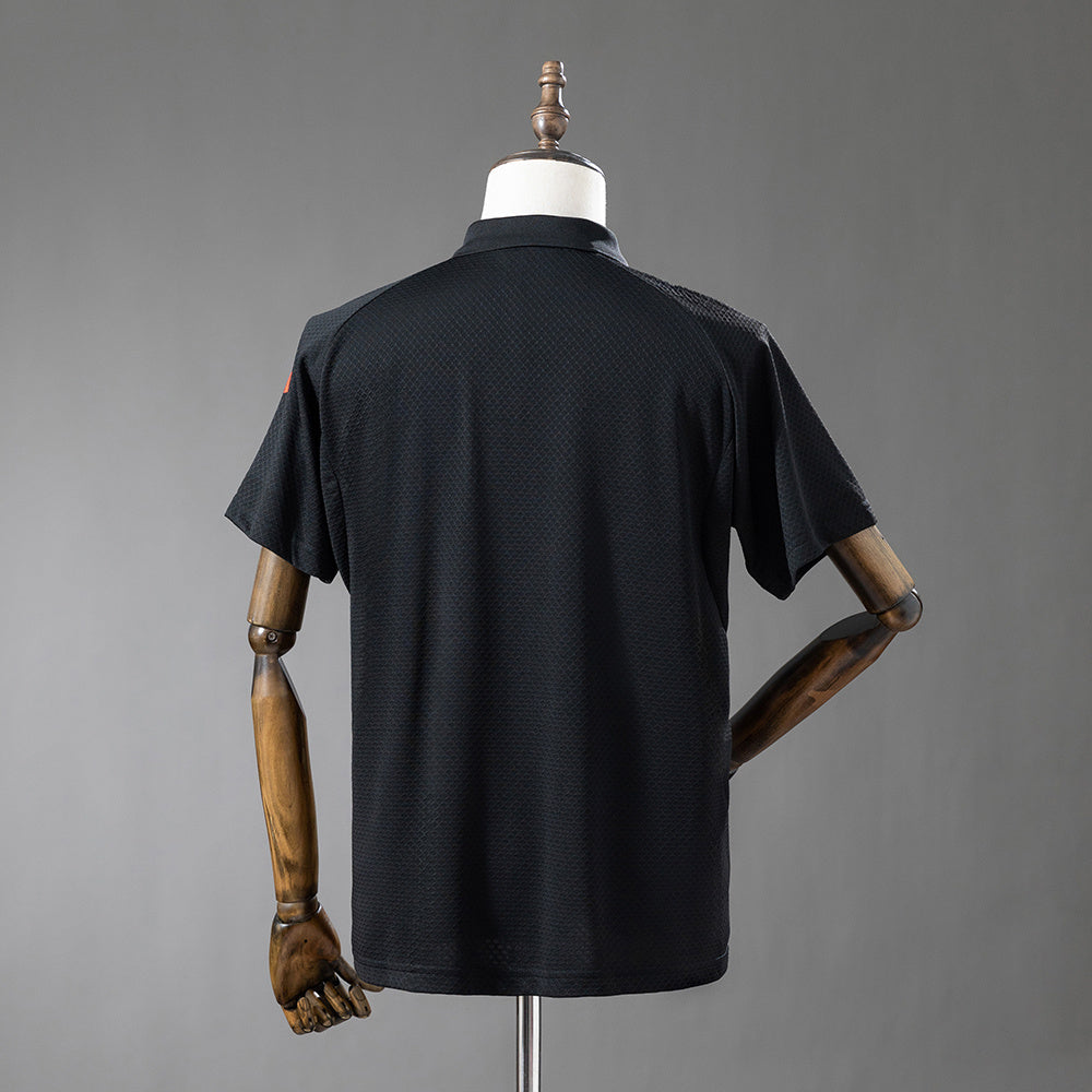 Ajax Polo-Trikot, schwarz, Saison 2026/27