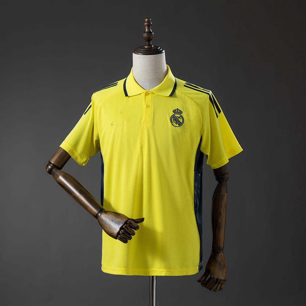 2026-27 Real Madrid Yellow POLO Jersey
