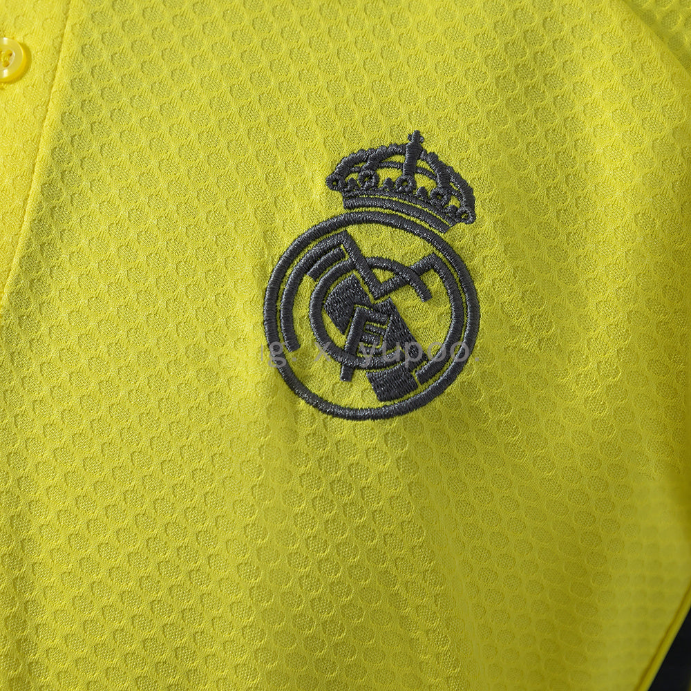 2026-27 Real Madrid Yellow POLO Jersey
