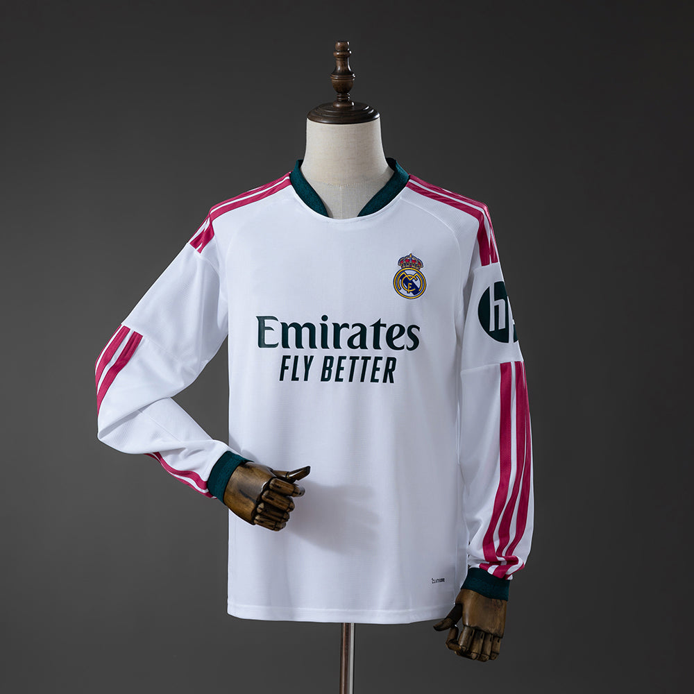 2026-27 Real Madrid Home Fan Version Long Sleeve