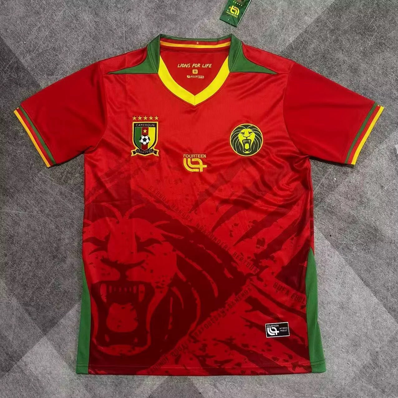 2025-26 Cameroon Red Fan Version