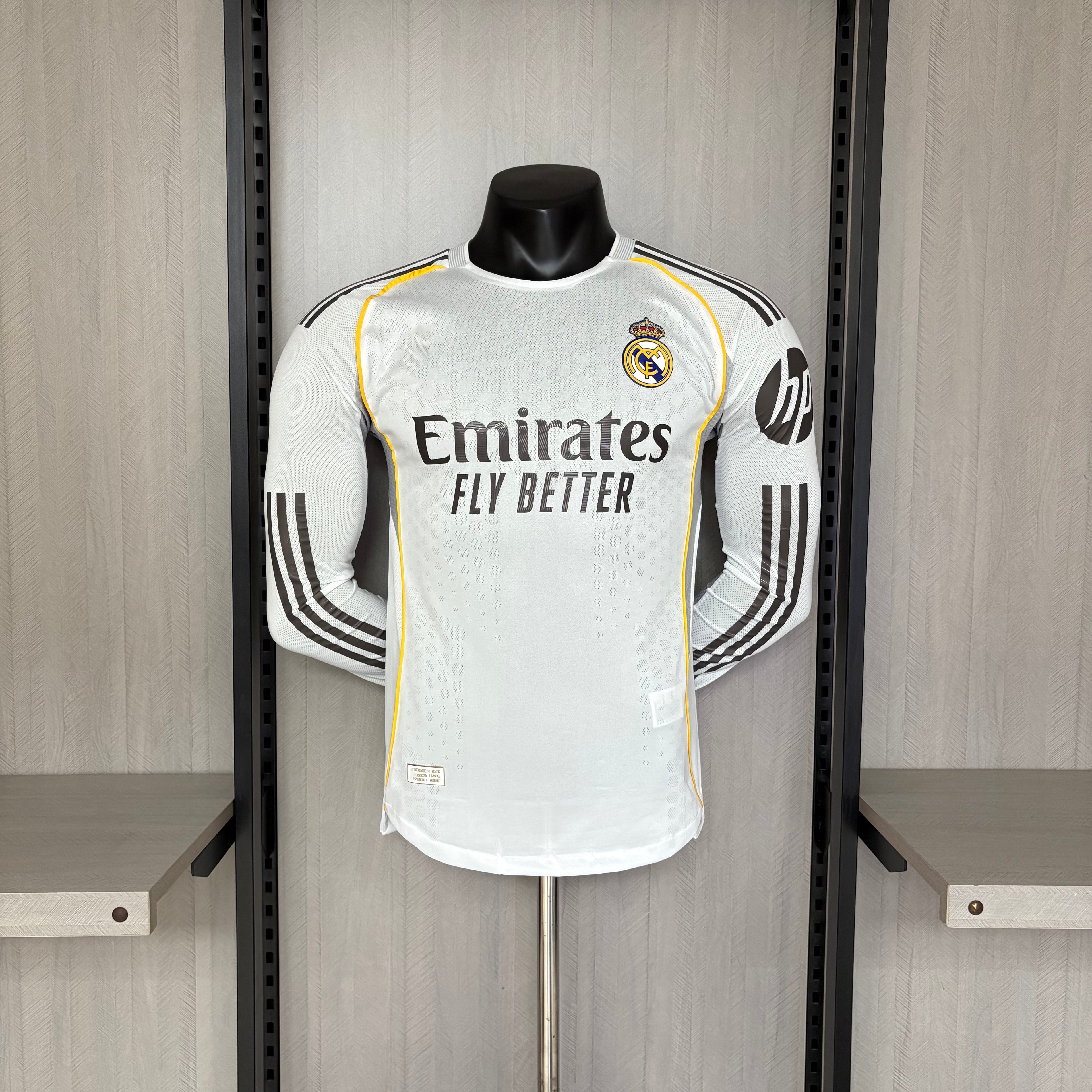 2025-26 Real Madrid Home Player Long sleeve