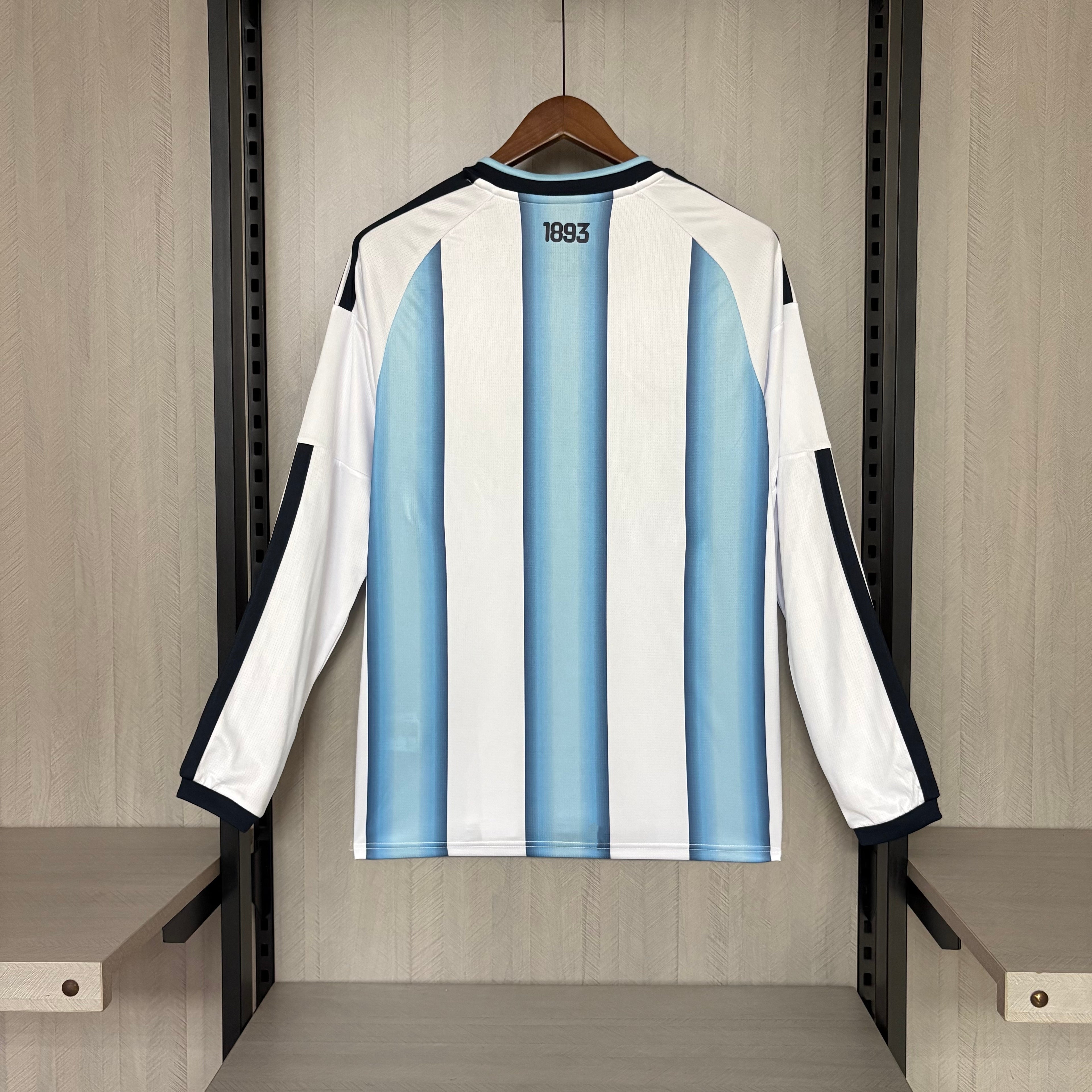 2026-27 Argentina Home Fan Version long sleeves