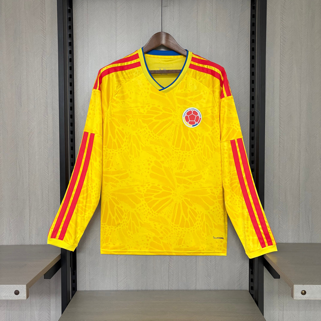 2026-27 Colombia Home Fan Version long sleeves