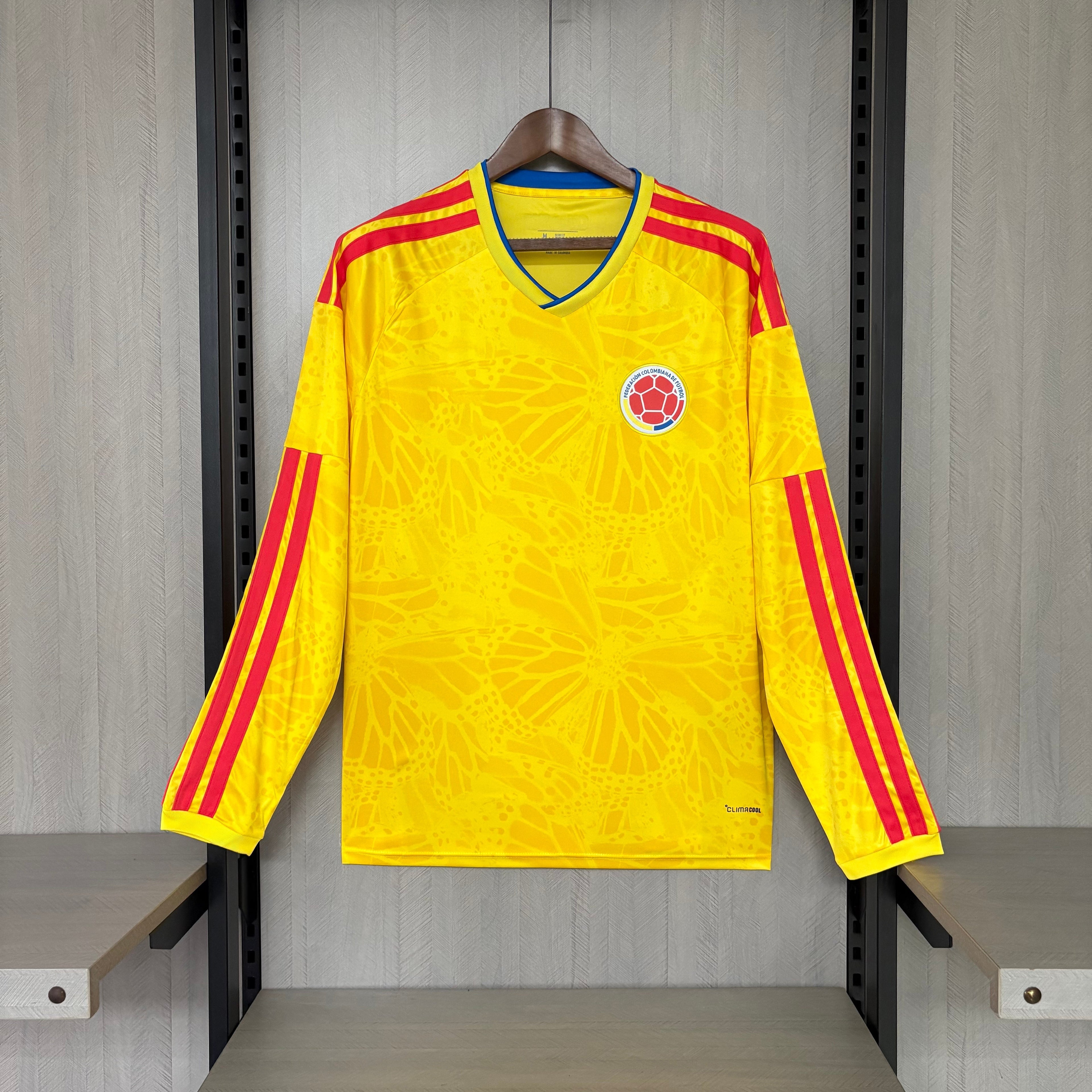 2026-27 Colombia Home Fan Version long sleeves