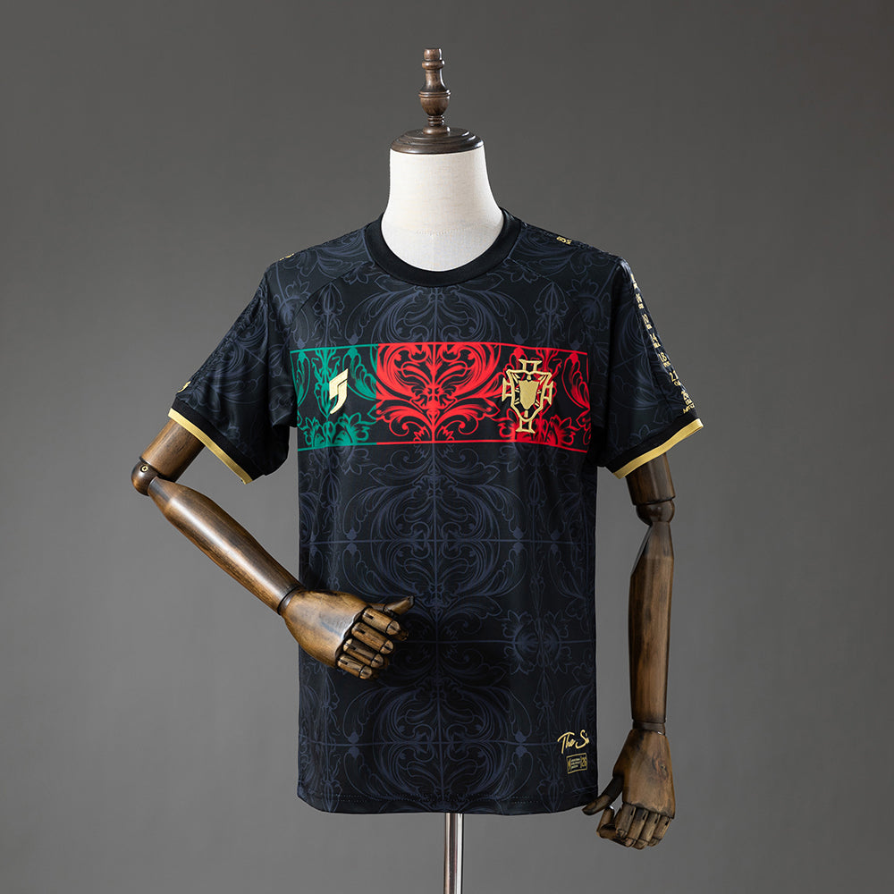 2026-27 Portugal Black and Yellow LOGO Special Fan Version