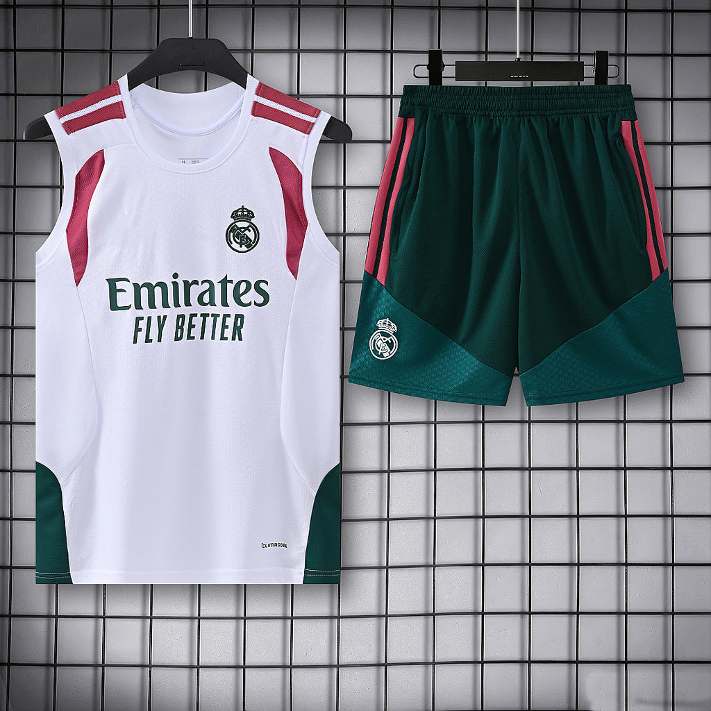 2026/27 Real Madrid Weste im Weiß-Grün-Look