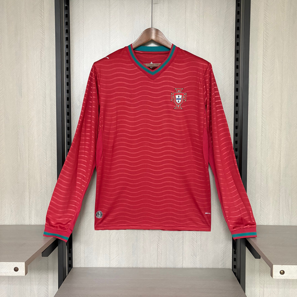 2026-27 Portugal Home Fan Version long sleeves