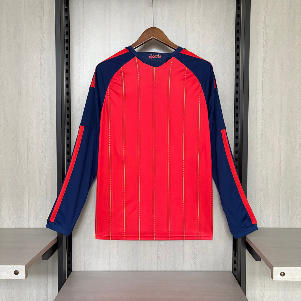 2026-27 Spanien Heimtrikot Fan-Version langarm