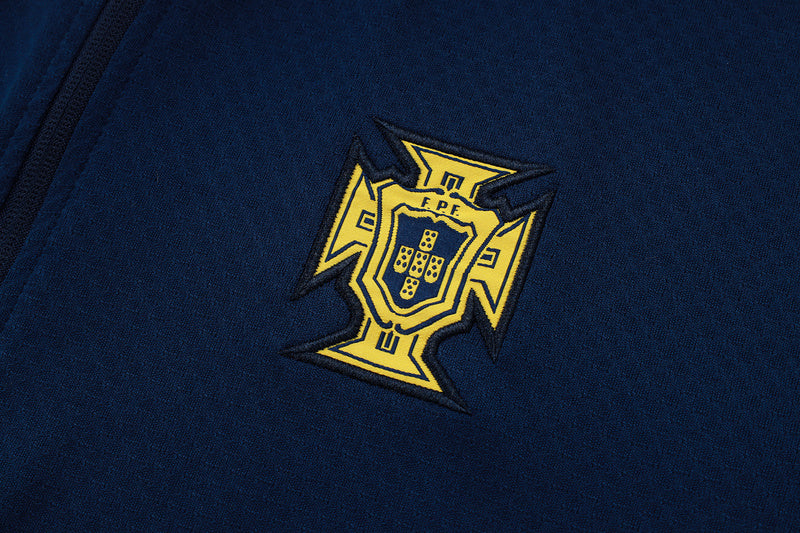 2025-26 Portugal Blue Adult long pull training suit