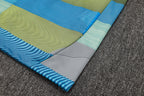 2025-26 Real Madrid Blue-Green-Gray Adult long pull training suit