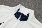 2025-26 Portugal White Adult long pull training suit